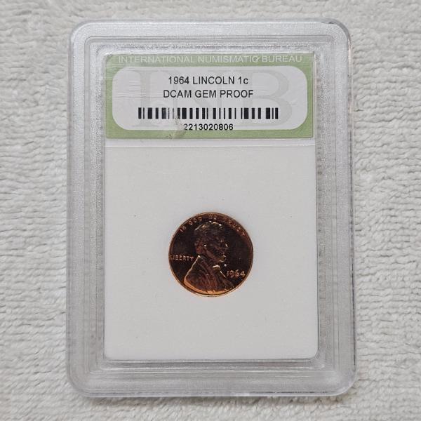 INB DCAM GEM PROOF 1964 Lincoln Cent Penny