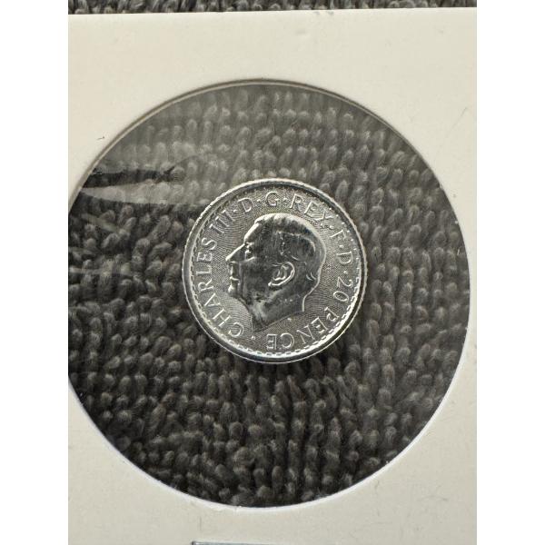 2025 Britannia 1/10 Ounce .999 Fine Silver Coin - King Charles - Exceptional Coin