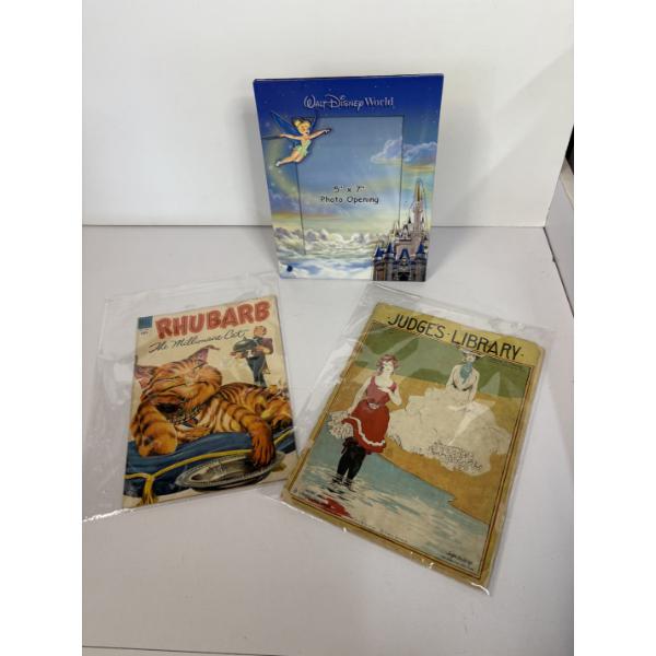 2 Comic Books - 5"x7" Walt Disney Tinker Bell Photo Frame 