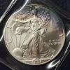 Image 1 : 2004 United States Silver .999 1 Oz Eagle - Some Toning