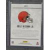Image 5 : Two NUMBERED Panini Odell Beckham Jr. Trading Cards - 2019 No.12 Cleveland Browns & No.79 LSU