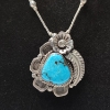 Image 2 : Gorgeous Detailed Navaho Turquoise Necklace