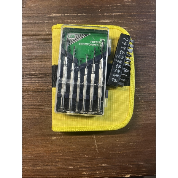 Yellow Tool bag with Screwdrivers