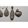 Image 4 : Sterling Silver Earrings & Pendants - Total Weight: 18.1g