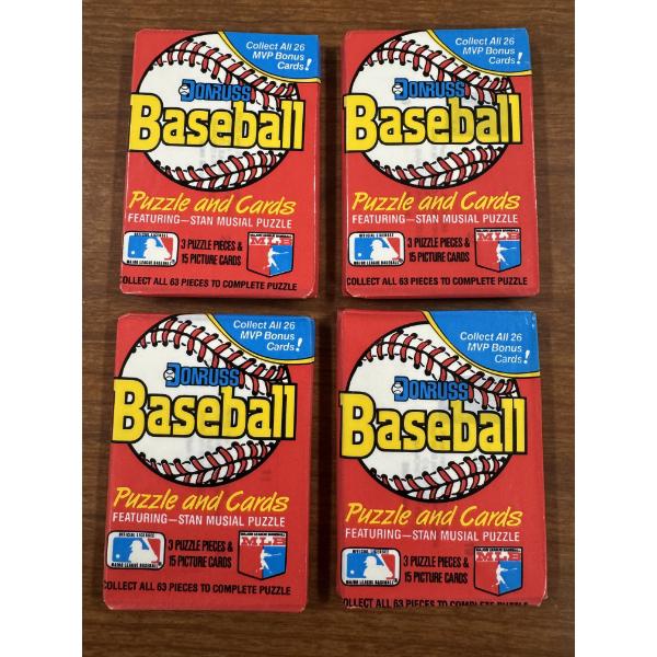4 - Unopened 1988 Donruss Major League Baseball Wax Packs - Mint Condition