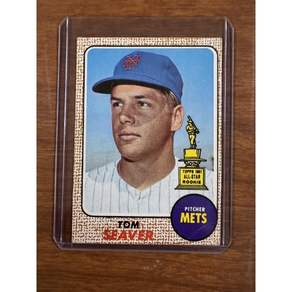 1968 Tom Seaver Topps All Star Rookie Baseball Card 