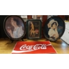 Image 1 : Coca Cola "COKE" - 4 Pc Tray & Decal Set - Decal For Coke Vending Machine - Nice Group - See Pics