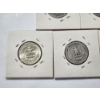 Image 8 : x5 Assorted Years 90% Silver Washington Quarters FV: $1.25