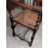 Image 8 : Important Antique Intricately Worked Tall Cane Seat & Backed Wooden Arm Chair 1st of 2 Offered 