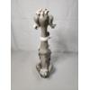 Image 2 : Excellent Vintage Mid-Century "Spaghetti" Poodle Figurine - Norcrest Japan - 14in Tall