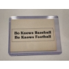 Image 2 : Rare 1990 Bo Jackson "BO KNOWS" Promotional Sports Card - High Grade Card - Mint Condition
