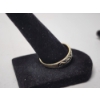 Image 3 : Incredible Vintage 10K Gold Ring with Diamonds and Religious Engravings - Size 11 - TW: 3.3g