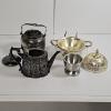 Image 1 : 5lb Variety of Antique and Vintage Silver-Plated Hollowware Items