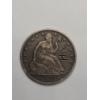 Image 1 : United States 1858-O Seated Liberty 90% Silver Half Dollar 