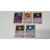 Image 1 : (5) Pokemon TCG Assorted Unown Cards Including 30/98 Reverse Holo Card