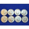 Image 1 : 1968 & 1969 40% Silver Kennedy Half Dollars - Face Value: $4.00