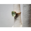 Image 3 : Nice 10K Yellow Gold Ring Featuring Light Green Stone ~ SIZE 6 ~ Weighing 3.4 Grams