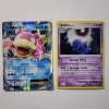 Image 1 : Two Holo Rare Vintage Pokemon Trading Cards Including Slowbro EX & Swalot LV.40