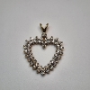 Image 1 : Gorgeous 10K Yellow Gold Heart Pendant - Total Weight: 3.4g