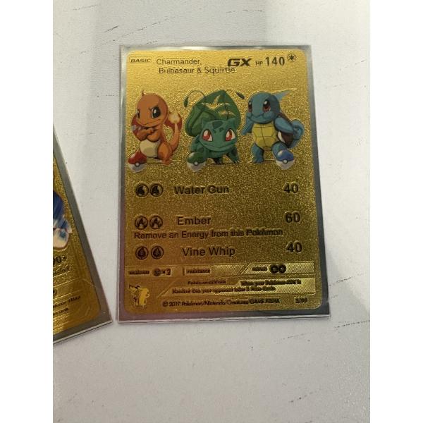charmander bulbasaur and squirtle gold pokemon card Duraludon What are some things that