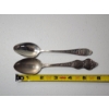 Image 5 : x2 Sterling Silver Souvenir Spoons: Canton Ohio & Quebec City Canada TW: 42.1g