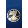 Image 1 : 2001 American Eagle Five Troy Ounce .999 Fine Silver Round