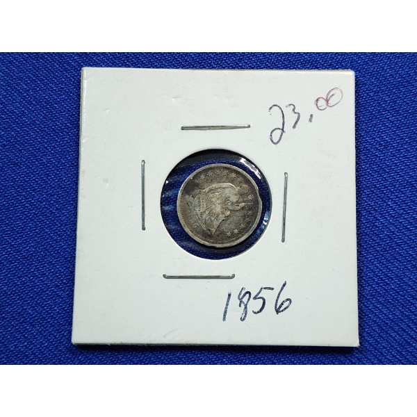 United States 1856 Seated Liberty Half Dime - 90% Silver 