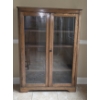 Image 1 : *Pick Up At Mantua Home-No Shipping Available* Amazing Vintage 13.5Dx39Wx54H Glass Door Solid Wood L