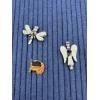 Image 3 : Costume Jewelry - Pins - Angel - Dragonfly - Flag 