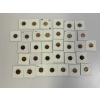 Image 3 : Assorted Wheat & Some Copper Pennies in Basket - In labeled Cards - Various Years - Some Die Cracks 