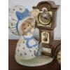 Image 2 : Lot of Vintage Clocks and Grandfather Clock Figurine