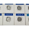Image 3 : x10 Assorted Years 90% Silver Mercury Dimes FV: $1.00