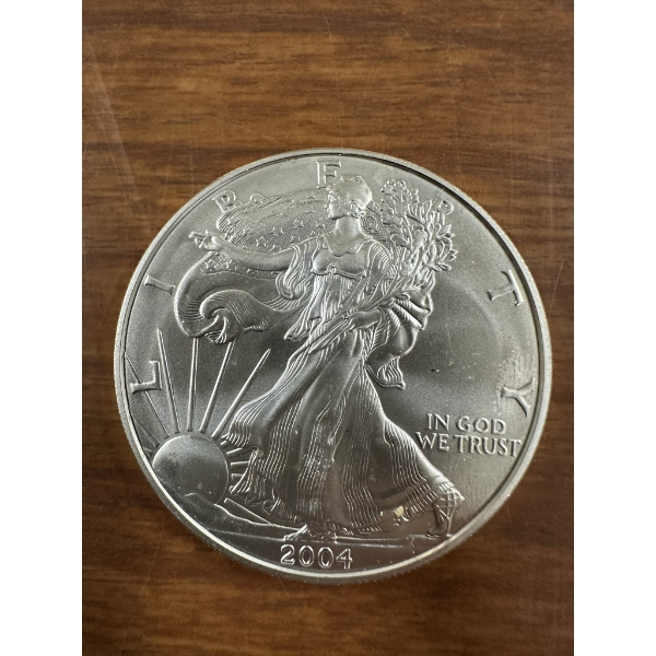 2004 American Silver Eagle - 1 Troy oz, .999 Silver