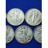 Image 3 : x7 Assorted Years 90% Silver Walking Liberty Half Dollars FV: $3.50