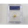Image 1 : ICG MS 70 Egyptian Scarab 1/200th oz .9999 Fine Gold Round 
