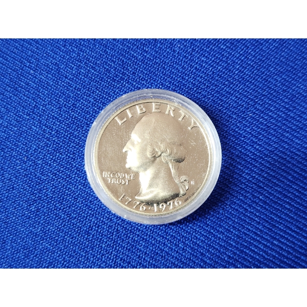 1976 Bicentennial Washington Quarter Proof in Capsule