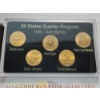 Image 4 : 1999 Commemorative Quarters 24K Gold Layered Edition & Historic Americana Series 