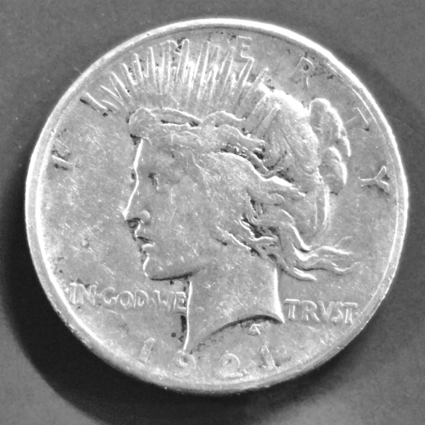 RARE Collector Silver Peace Dollar 1921 P Silver Peace Dollar In High Grade Condition