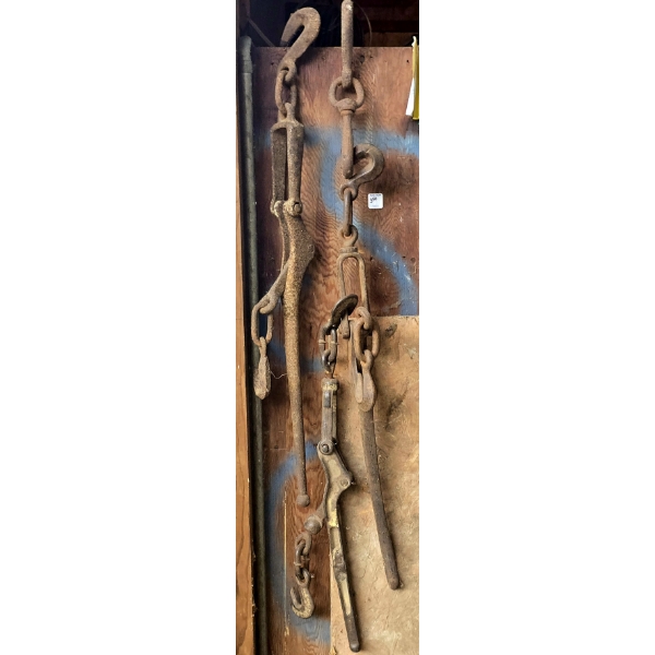 2 Heavy Duty Come Alongs - Vintage