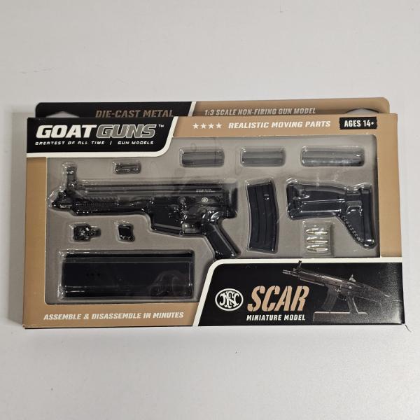 GoatGuns Miniature Collectible Build Kit, ft. 1:3 Scale Die-cast Model of an FN SCAR