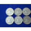 Image 5 : Lot of (8) 90% Silver Franklin Half Dollars - FV: $ 4.00
