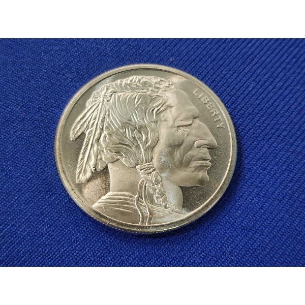 Indian Head Buffalo Nickel Design - 1 Troy Ounce .999 Fine Silver - Golden State Mint