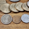 Image 3 : $19 Face Value in Assorted United States Dollar & Half Dollar Coins With Three Foreign Coins