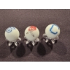 Image 5 : 3 - Vintage Cleveland Indians Promotional Advertising Marbles Including Rare Chief Wahoo - Mint Cond