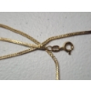 Image 4 : 14K Yellow Gold Wheat-Style Chain 20" Necklace TW: 4.8g