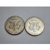 Image 2 : Two 40% Silver Kennedy Half Dollars: 1967 & 1969