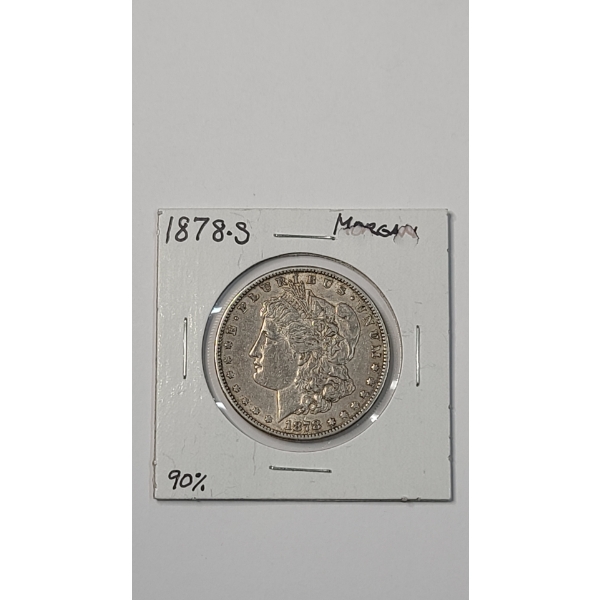 United States 1878-S Morgan 90% Silver Dollar 