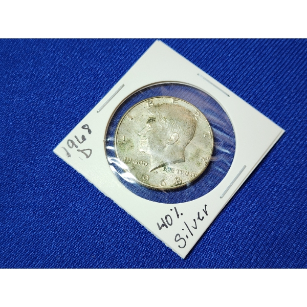 1968-D 40% Silver Kennedy Half Dollar