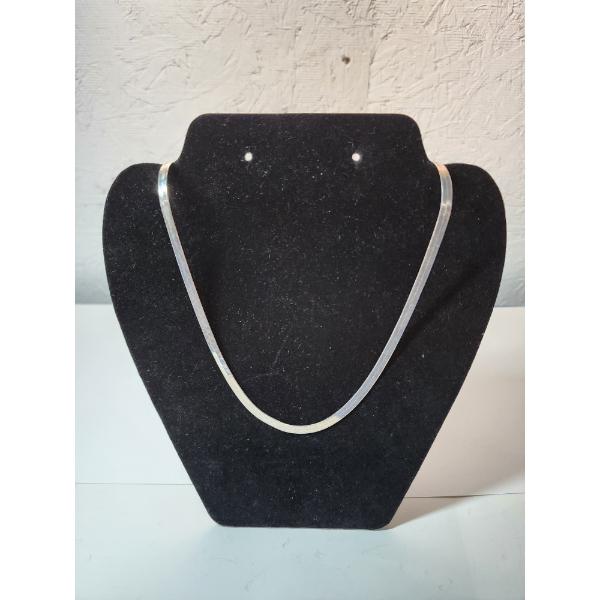 Beautiful Herringbone Sterling Silver Chain - 14.7g - 24in 