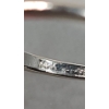 Image 5 : 14K White Gold Ring With Beautiful Blue & White Stones Weighing 4 Grams